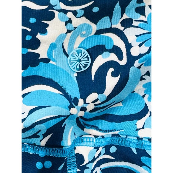 Lilly Pulitzer Luxletic South Beach High Rise Mermazing Biker Shorts XXS - Picture 7 of 8